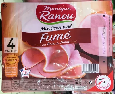 Mon Gourmand Fumé au bois de Hêtre Monique Ranou 160 g, code 3250390175247