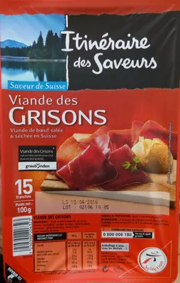 Viande des Grisons Itinéraire des Saveurs 100 g, code 3250390206323