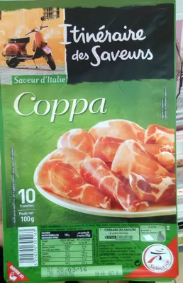 Coppa Itinéraire des Saveurs, Intermarché 100 g (10 tranches), code 3250390305163