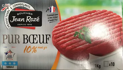 Steak haché 10% mat. gr. Jean Rozé 1kg, code 3250390380702