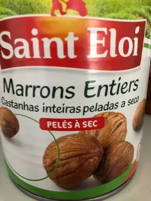 Marrons entiers Saint Eloi, Intermarché 510g, code 3250390474340