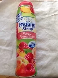 Sirop pêche framboise Paquito 750 ml, code 3250390762959