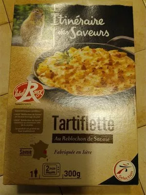 Tartiflette au reblochon de savoie label rouge Itinéraire des Saveurs, Intermarché 300 g, code 3250390787327