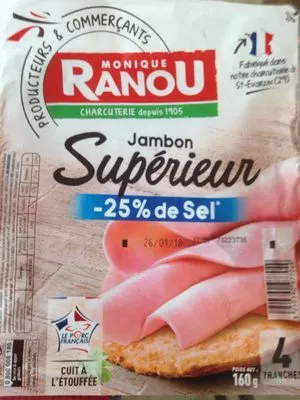 Mon Gourmand Supérieur (25% de sel en moins) Monique Ranou 160 g, code 3250390977049