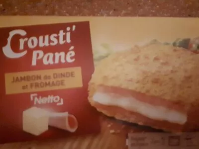 Crousti' Pané Jambon de Dinde et Fromage Marque Repère,  Netto 200 g, code 3250391096039