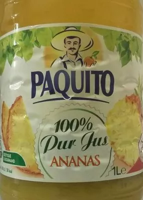 100% Pur jus Ananas Paquito, Intermarché 1 l, code 3250391138715