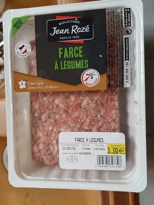 Farce à Légumes Jean Rozé, Intermarché, Sélection Intermarché 500 g, code 3250391327348