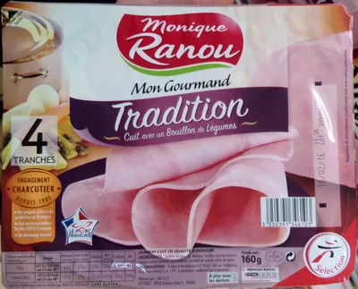 Mon Gourmand Tradition Monique Ranou, Sélection Intermarché, Les Mousquetaires 160 g, code 3250391346103