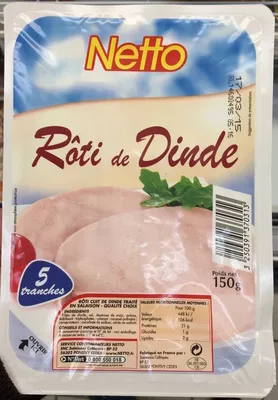 Rôti de Dinde Netto 150 g, code 3250391370313