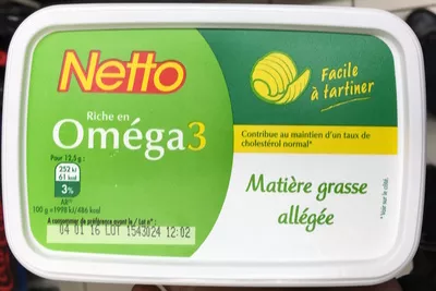 Matière grasse allégée Netto 500 g, code 3250391412242