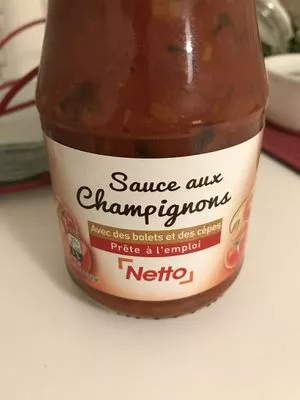 Sauce Tomate Aux Champignons Bolets Et Cèpes Netto 420 g, code 3250391435609