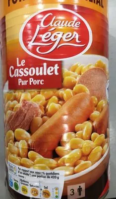 Cassoulet pur porc Claude Léger 1260 g e, code 3250391459643