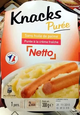 Knacks purée Netto 300 g, code 3250391553648