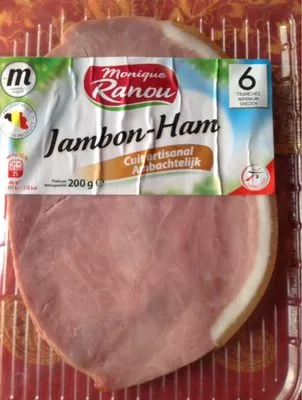 Jambon cuit artisanal Monique Ranou 200 g, code 3250391557301