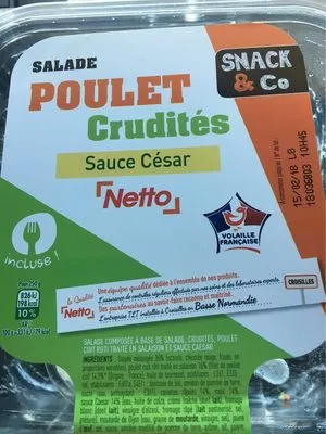 Salade Poulet Crudit?s Netto , code 3250391559602