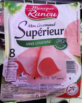 Mon Gourmand Supérieur sans couenne Monique Ranou 320 g, code 3250391560042