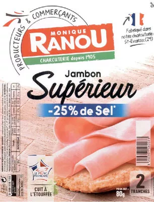 Mon Gourmand Supérieur (25% de sel en moins) Monique Ranou 80 g, code 3250391560073