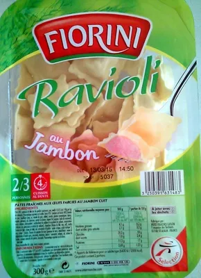 Ravioli au Jambon Fiorini 300 g, code 3250391631483