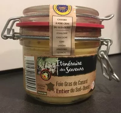 Foie Gras de Canard Entier Du sud-Ouest Itineraire Des Saveurs 190 g, code 3250391699469