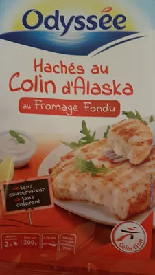 Hachés au Colin d'Alaska au fromage fondu Odyssée 200 g, code 3250391764815