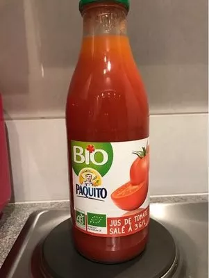 Jus de tomate salé à 3g/l Paquito 75cl, code 3250391896806