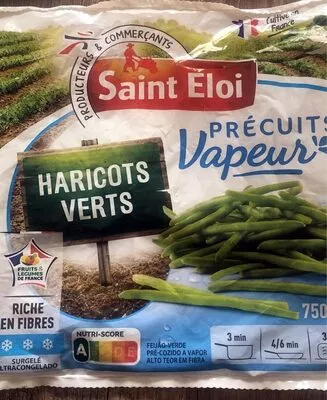 Haricots verts précuits vapeur Saint Eloi 750 g, code 3250392007225