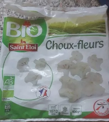 Choux-Fleurs Bio Saint Eloi, Intermarché 600 g e, code 3250392084080