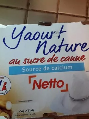 Yaourt nature Netto , code 3250392206116