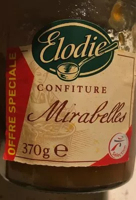 Confiture Mirabelles Intermarché, Elodie 370 g, code 3250392250775