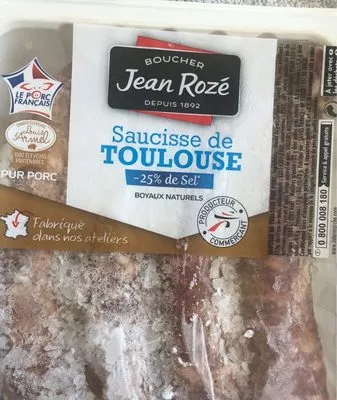 Saucisse de Toulouse  , code 3250392422097