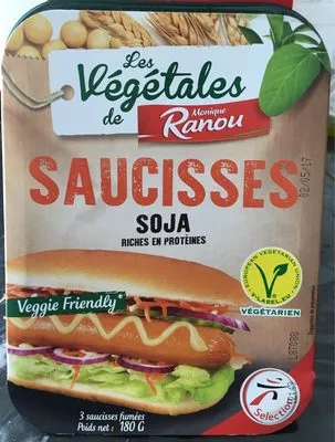 Saucisses soja Monique Ranou , code 3250392435844