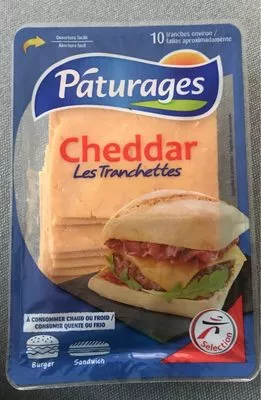 Cheddar les tranchettes Paturages 200 g, code 3250392450311