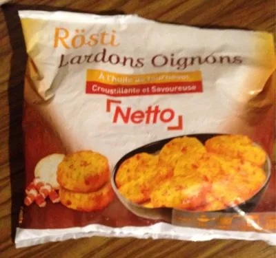 Rosti lardons oignons Netto , code 3250392464530