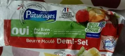 Beurre demi-sel Paturages 250 g, code 3250392519674