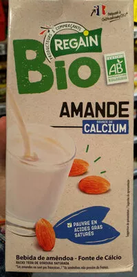 Amande calcium BIO Regain, Intermarché 1 L, code 3250392540722