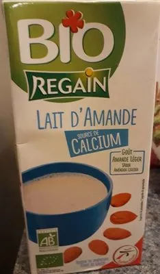 Lait d'Amande Regain Bio, Intermarché 1 L, code 3250392554651