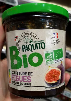 Confiture de figue au sucre de canne Paquito, Intermarché, Favols 360 g, code 3250392554682