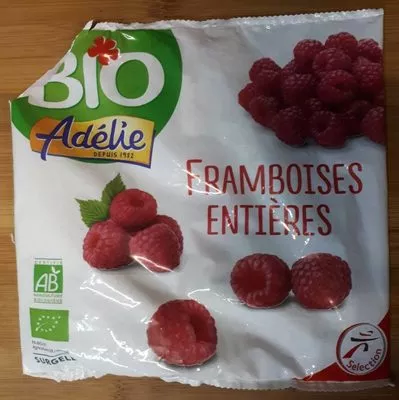 Framboises bio surgelées Adélie , code 3250392555856