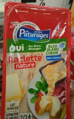 Raclette nature Bleu blanc coeur Pâturages 300g, code 3250392559120