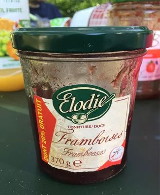 Confiture de framboises Elodie Elodie , code 3250392584887