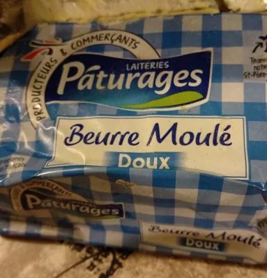 Beurre moulé doux Pâturages, Laiterie Saint-Père 500 g, code 3250392730482