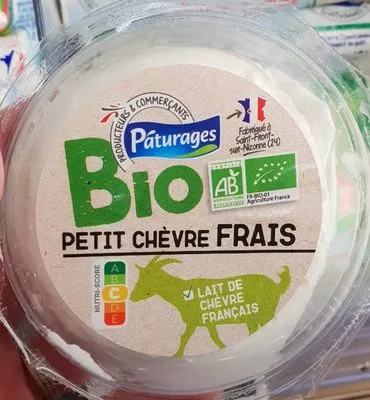 Petit chèvre frais Bio Paturages 150 g, code 3250392731366