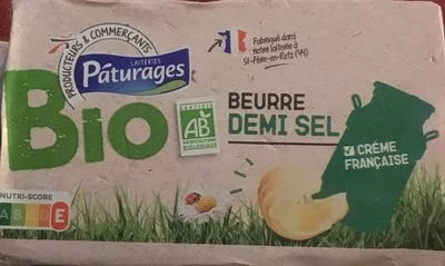 Beurre demi-sel Bio pâturages 250g, code 3250392744793