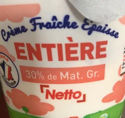 Creme fraiche epaisse Netto , code 3250392849474