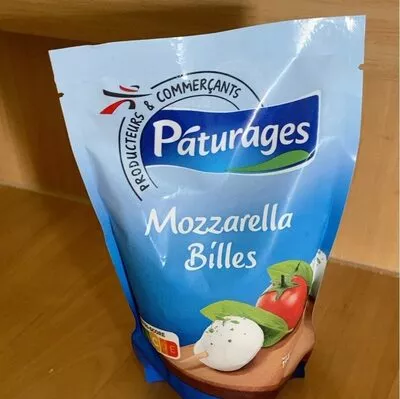 Mozzarella billes Pâturages, Intermarché , code 3250392930998