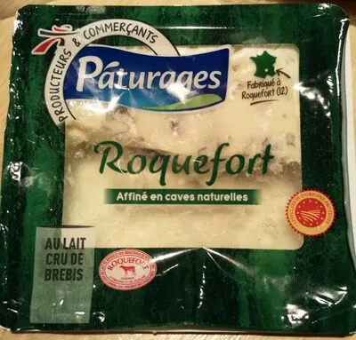 Roquefort AOP Producteur et commerçants Pâturages 150g, code 3250395025721