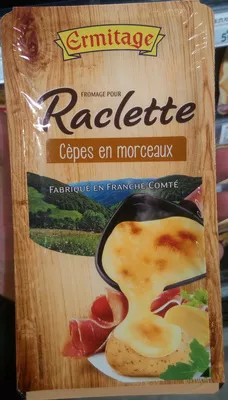 Fromage pour Raclette Cêpes en morceaux Ermitage 0,200 kg, code 3250550016618