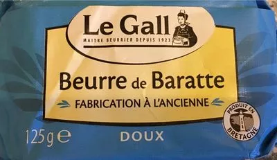 Beurre de Baratte Le Gall 125 g, code 3252920012107