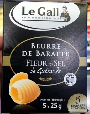 Beurre de Baratte Fleur de Sel de Guérande Le Gall 5 * 25 g (125 g), code 3252920014194