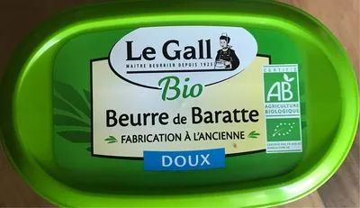 Beurre de baratte biologique Doux Le Gall 250 g, code 3252920015108